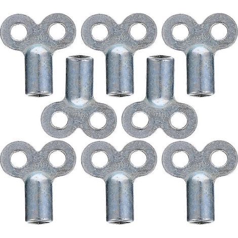 Entlüftungsschlüssel für Kühler (Kraftstoff-, Kühler- und Luftentlüftung) – 2,7 x 2,5 cm – Silber (1/4)