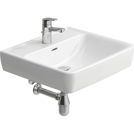 LAUFEN PRO A Lavabo avec trop-plein, 1 trou pour robinetterie 600 x 480 mm blanc LAUFEN