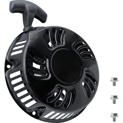 Starter for 420cc GX340 GX390 11-13HP Generator 6500-9500W Recoil Starter Black (1/5)