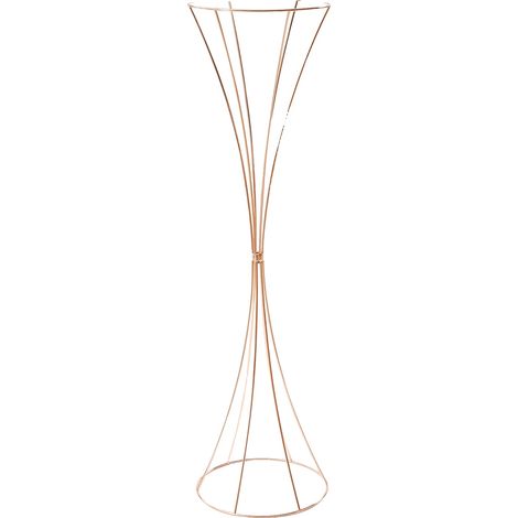 Ensemble de vases à fleurs, forme de trompette élégante, construction en fer durable, Or (1/2)