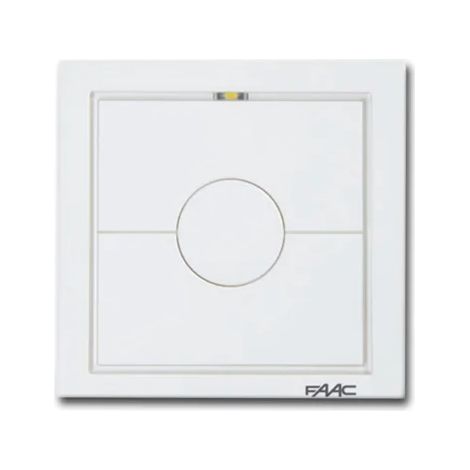 Émetteur mural 433 MHz – Télécommande pour moteurs tubulaires FAAC TM2 – Portée 150 m – Code tournant pour sécurité (1/4)
