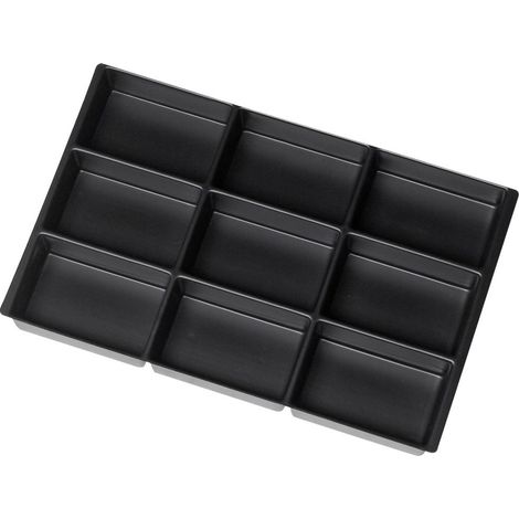 Rau Schubladen-Einteilungs-Set Schublade-E H 60-360mm Materialschale 9 Fächer
