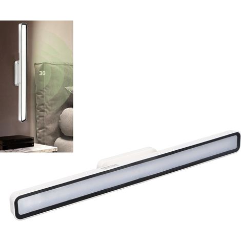 Lichtleiste mit einstellbarer Helligkeit, wiederaufladbar und magnetisch befestigt, ideal zum Lesen, für Schränke, Garderoben, Schminktischspiegel, Nachttischlampen und Schreibtischlampen. (1/5)
