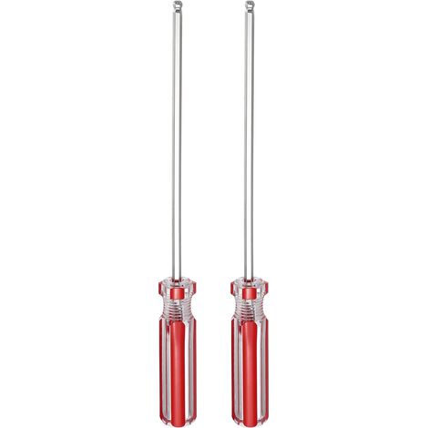 2PCS Tournevis À Clé Hexagonale À Bille 4mm x 136mm Magnétique (1/5)