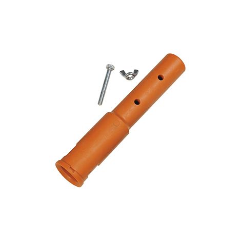 Adattatore brevettato Bahco per cesoie a motore P34-37 e P34-27a-f. Per sostituzione rapida degli attrezzi. Pinza regolabile per asta