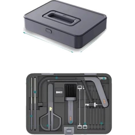 Set di seghe a mano multifunzione 15 in 1, include lame multiple, X1-G (1/2)