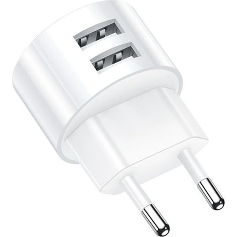Adaptateur de Socket USB Prise Chargeur Rapide 5V 2.1A, Compatible avec des Prises IP44 et des Tambours de câbles, pour Les Smartphones/tablettes / mp3 -mp4 Lecteur/ebooks/navi/etc. (1/5)