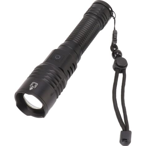 Lampe torche rechargeable USB 1500 lm, étanche, en alliage d'aluminium, idéale pour la marche, la pêche en mer, l'alpinisme et le camping. (1/5)