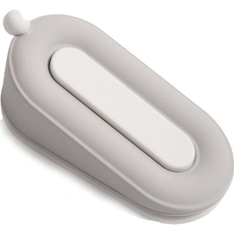 Butée de porte avec support  Cale de sécurité en caoutchouc pour le bas de porte sur moquette, béton, carrelage, linoléum et bois - Usage intensif (1/5)