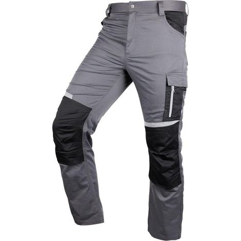 Pantalón de trabajo neo Mix Match gris negro talla M (1/3)
