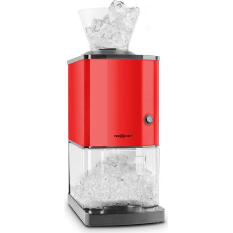 Broyeur à glace 15 kg/h – Capacité 3,5l – Acier – Pile la glace en petits morceaux – Pour cocktails et boissons fraîches – Oneconcept (1/5)