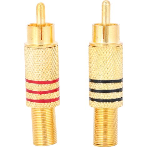 Kit de remplacement de 20 connecteurs RCA en zinc pour appareils audio domestiques (1/5)