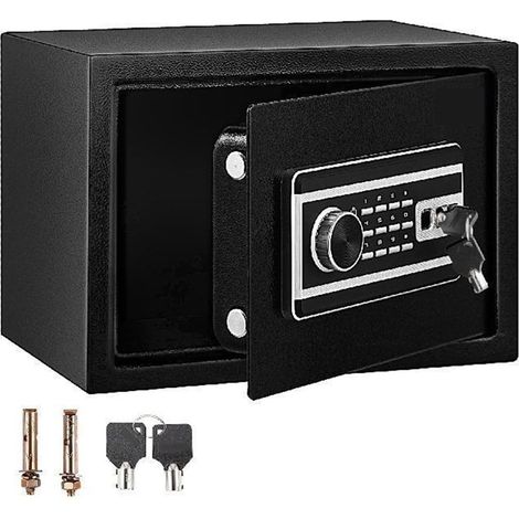 Petit coffre-fort Serrures d'empreintes digitales coffre-fort 0.8/1.7/2.1 pieds cubes tirelire cachée secrète électronique numérique for l'argent du magasin(1.7 Cubic Feet) (1/5)