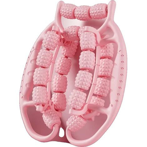 Rullo massaggiante, lunghezza regolabile, diciotto rulli indipendenti, 23 cartucce rosa (1/2)
