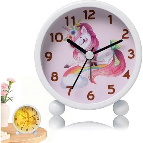 Horloge Enfant,Reveil Enfant Educatif Jour/Nuit-Utilisé pour et Apprendre à Temps-Reveil Educatif avec Lumière,pour Les Chambres D‘Enfants,Rappels D’Apprentissage(Farbe/C) (1/5)