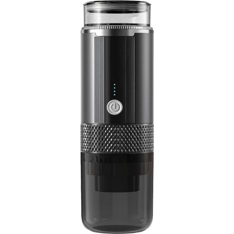 JSSEVN-Cafetière portable et domestique pour voiture, Kcup Machine à café, filtre amovible, compact et pratique, idéal pour une utilisation en extérieur