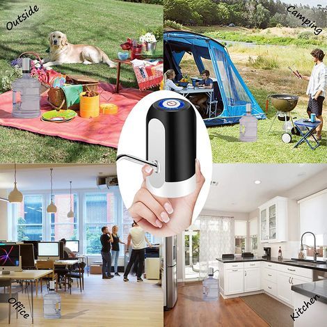 Pompe À Eau - Pompe Électrique USB Pour Bouteille - Compatible Universelle Pour Jerrycan Et Bouteille - Portable - 1 Pièce (1/5)