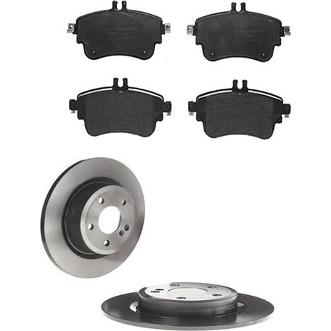 KIT FRENI POSTERIORI compatibile con MERCEDES-BENZ CLA COUPE' (C117) - DISCHI + PASTIGLIE OEM: P 50 091X , P 50 091 / 18300 /SOSTITUZIONE DIRETTA/BASSA POLVERE/SILENZIOSO (1/5)