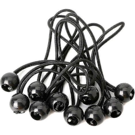 Lot de 50 sangles élastiques à boule haute densité pour tente, trampoline et bagages. (1/5)
