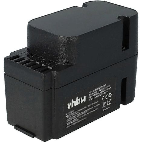 Akku kompatibel mit Worx Landroid WG796E, WG794EDC, WG792E, WG792E.1 und WG794 Rasenmähern – 2000 mAh 28 V Li-Ion Schwarz 1 (1/5)