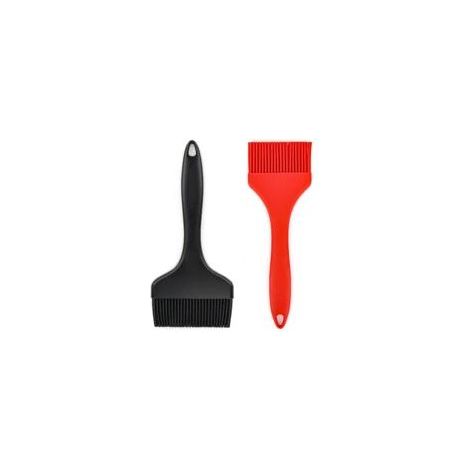 Set mit 3 Silikon-Küchenpinseln – 21 cm lang – Extra großer Ölpinsel 9,1 / 7 / 3,2 cm breit – BPA-frei (1/5)