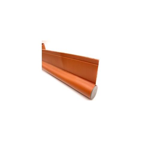 2 bandes d'étanchéité orange pour bas de porte, isolation phonique, fente de parebrise, isolation thermique, bandes antipoussière et antiinsectes