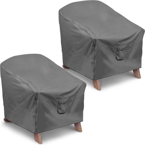 Housse De Chaise Adirondack - Tissu Oxford 600D Imperméable - Pour Meubles De Terrasse Extérieure - Lot De 2 (1/5)