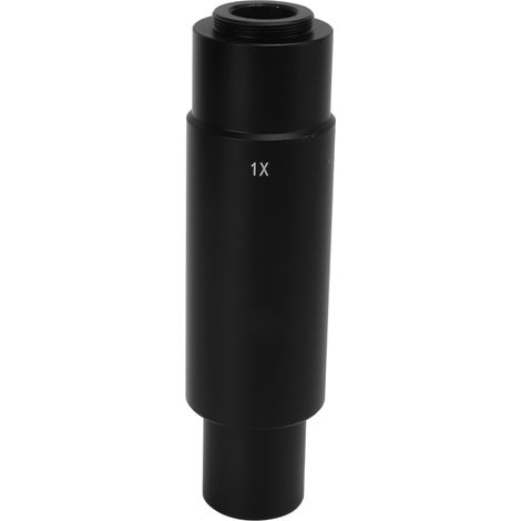 Mikroskopobjektiv 28 mm Durchmesser, C-Mount-Objektiv für 10A 0,7–4,5x Industriemikroskop-Kameraokular 1x (1/5)