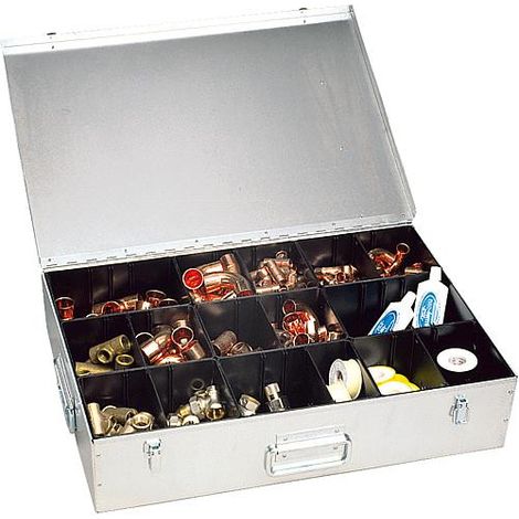 Malette galva pour raccords (livrée vide) 580 x 405 x 125 mm