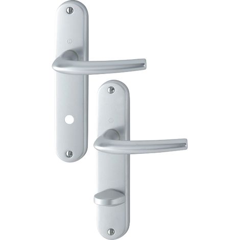 Juego de puerta HOPPE SAN DIEGO Alu Plata - 11911/347