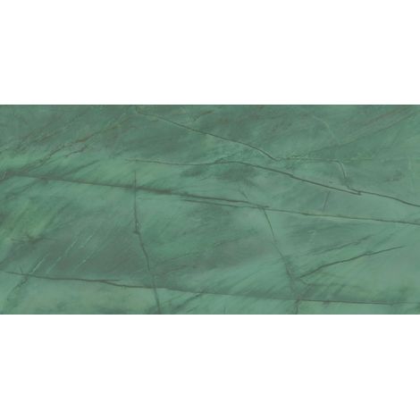 Carrelage effet Marbre Vert Smeraldo 120x60x0,9 cm Brillant Florenza - Sol et mur intérieur (vendu par carton de 1,44 m²) - RO'MA CARRELAGE