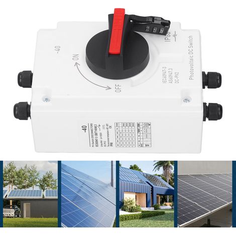 1200 V DC 32 A Photovoltaik-Trennschalter, Lastumschalter für Solarsammelschiene (1/5)