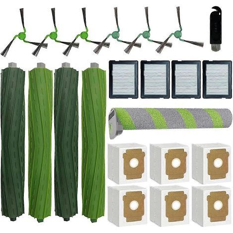 Kit Accessoires iRobot Roomba Max 705 Combo+ Série 700 Combo, Brosses Filtres et Pièces Rechange Robot Aspirateur (1/5)