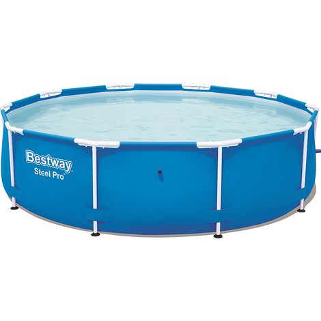 Bestway Piscina Steel Pro Frame Pool sin bomba de 305x76cm con estructura de acero azul
