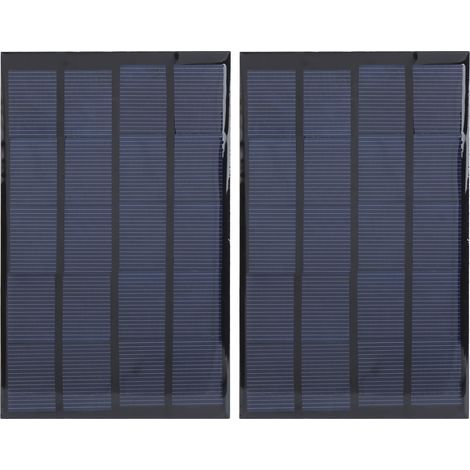Epoxidharz-Solarpanel, Mini-Netzteil für DIY-Lampenkomponenten, DC 5V 2W 142x88mm, 2 Stück (1/5)