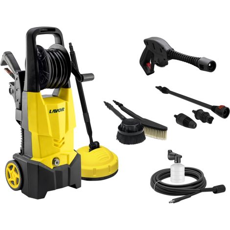 idropulitrice elettrica a freddo multiaccessoriata lavorwash "one extra 135" 135 bar 420 l/h 1900 w (1/7)