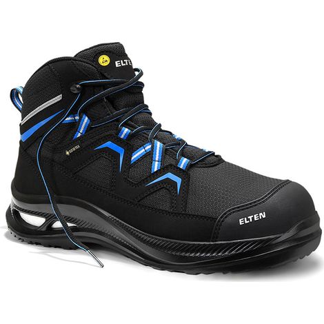 Elten Sicherheitsstiefel FRY XXG Pro GTX black-blue Mid ESD S3 HI CI, Gr. 42 (1/5)