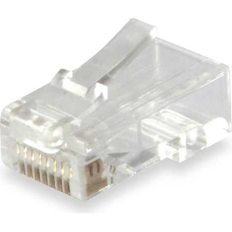 KIT 100 CONECTORES RJ45 EQUIP CATEGORIA 6   121144 (1/3)