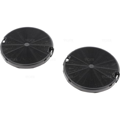 Lot de 2 filtres à charbon Ikea, Faber, Roblin, Smeg, Franke FKS155 Eurofilter (1/5)