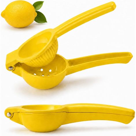 Presse-Agrumes, Presse Agrume, Extraire le Maximum de Jus, Presse Citron Manuel en Alliage d'Aluminium, pour Citron, Orange, ou Autres Fruits (1/5)