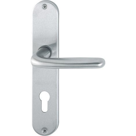 Hoppe Langschildgarnitur Cardiff E1850Z/302 VA F69 PZ 72mm DIN L/R (1/4)