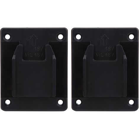 KIMISS 2pcs Alimentation, 2pcs adapté à 18V 20V Machine à Outils Stand de Perceuse électrique Pièdes Joints de Fixation Murale Dispositifs Accessoires de Matériel Accessoire (1/5)