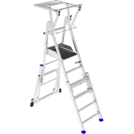 ULTRALU - PIRC réglable autostable - Hauteur 0,75m à 2,23m - GC avec sangles de sécurité - L 2,43 x l 1,15 m - Hauteur de plancher 0,75 - 1,00m