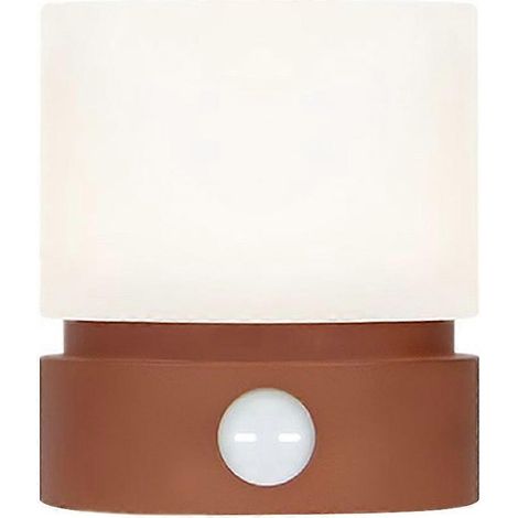 Veilleuse à minuterie, lampe de chevet LED à intensité variable, aide au sommeil, rechargeable, fonctionne sur piles - Rouge (1/5)