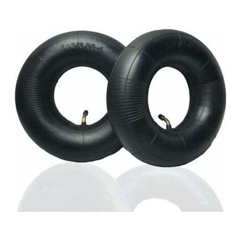 Pneus tubulaires 4.10/3.50-4 pouces – Lot de 2 – Caoutchouc isobutylène isoprène – Pression max 30 PSI – Compatible diable et chariot de jardin (1/5)
