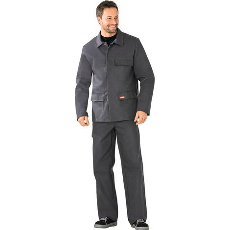 Veste de protection de soudage n ° 1709 gr.58 gris planam (1/4)