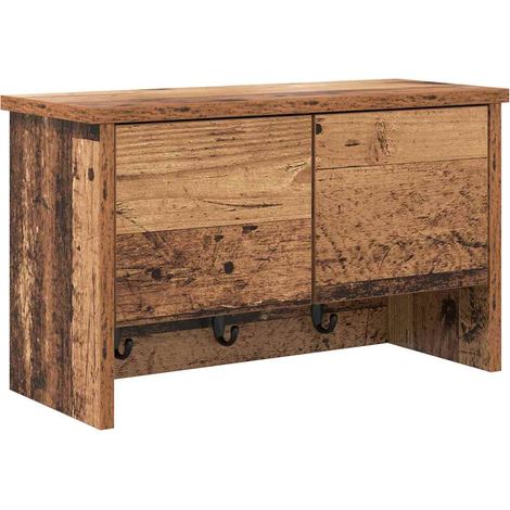 Maison Exclusive - Wandmontierter nachttisch Altholz 50 x 20 x 30