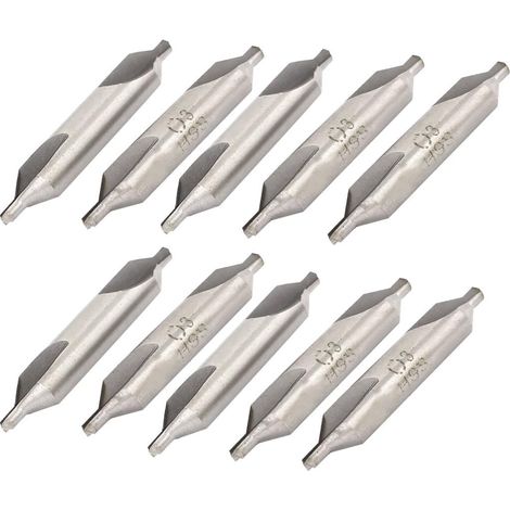 10 pièces 3 mm de diamètre HSS double extrémité couteau à bois pour machines outils travail