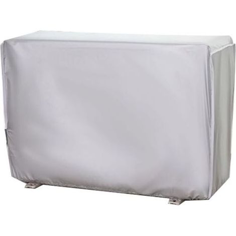 Cache Climatiseur Exterieur Housse Climatiseur Extérieur Anti Poussière Anti Neige Imperméable Résistant Au Soleil (Petit) (1/4)