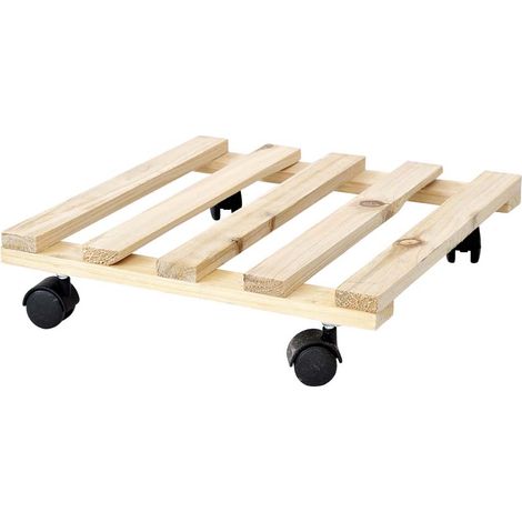 Trolley legno quadrato cm 35X35 Verdemax